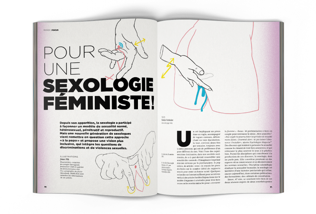 Mock-up focus : Pour une sexologie féministe - La Déferlante 9