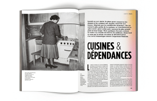 Mock-up Focus : Cuisine & dépendances signé Sylvie Fagnard - La Déferlante 11 « Habiter »