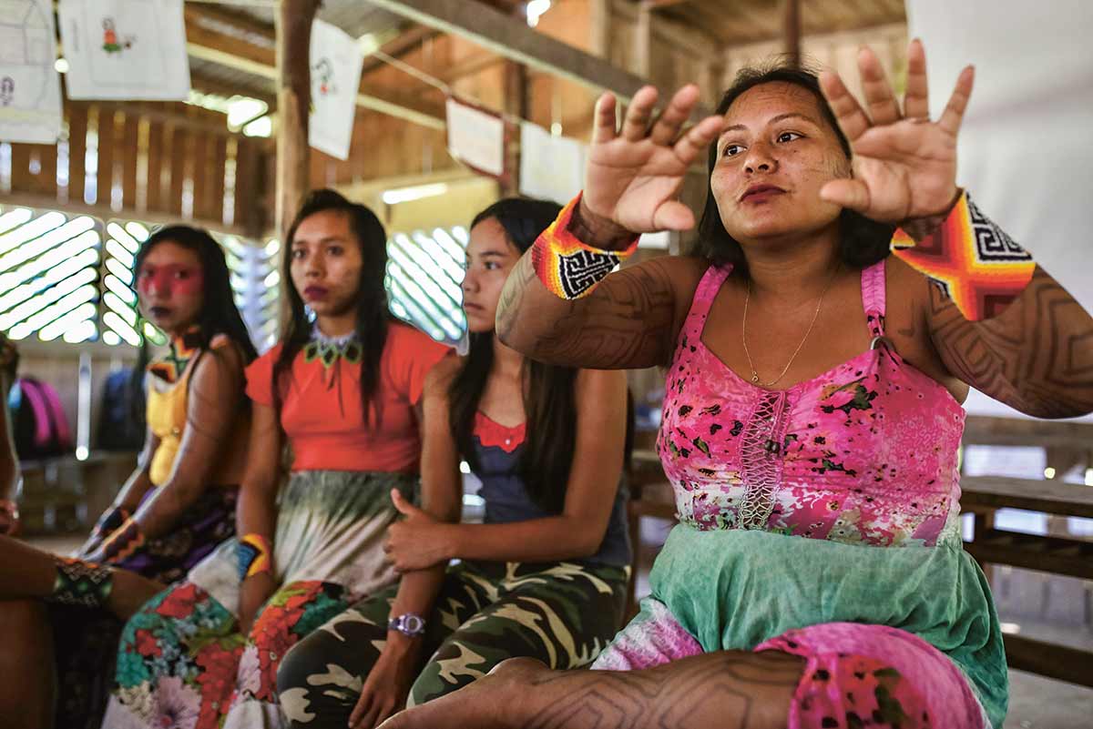 Photo réalisée par Apolline Guillerot-Malick entre le 24 et le 26 juin 2023 à Mucuripe, terre indigène de la région d’Acre, au Brésil.