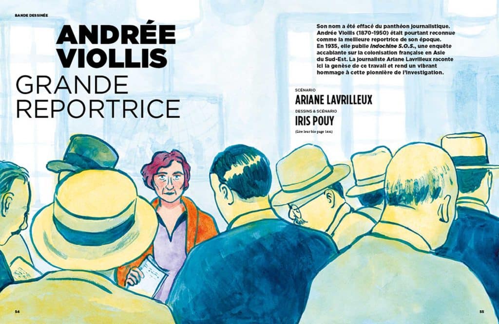 Andrée Viollis - couverture - Iris Pouy - Ariane Lavrilleux
