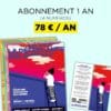 Abonnement d'un an